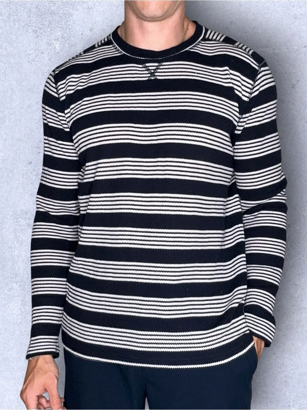 Bonobos Striped Thermal Sweater